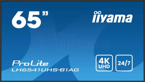 Photo de Ecran/TV Professionnel 65" Iiyama Prolite LH6541UHS-B1AG 4K Ultra HD (Noir)