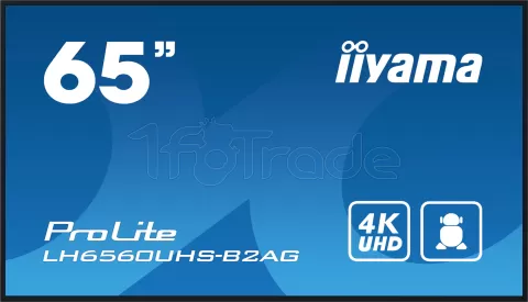 Photo de Ecran/TV Professionnel 65" Iiyama Prolite LH6560UHS-B2AG 4K Ultra HD (Noir)