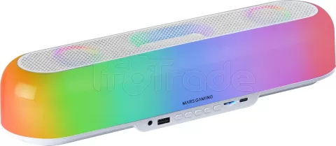 Photo de Enceinte barre de son Mars Gaming MSB-Orb RGB (Blanc)