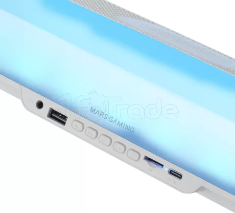Photo de Enceinte barre de son Mars Gaming MSB-Orb RGB (Blanc)