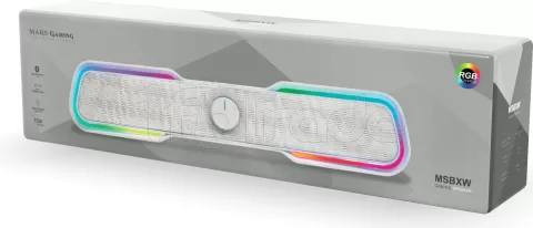 Photo de Enceinte barre de son Mars Gaming MSBX RGB (Blanc)