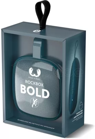 Photo de Enceinte nomade Bluetooth Fresh'n Rebel Rockbox Bold XS (Bleu)