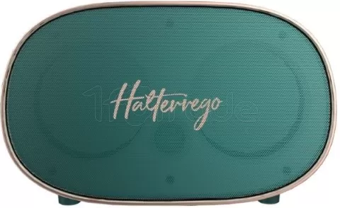 Photo de Enceinte nomade Bluetooth Halterrego Retro (Vert)