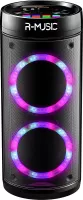 Photo de Enceinte nomade Bluetooth R-Music Booster Party LED (Noir)