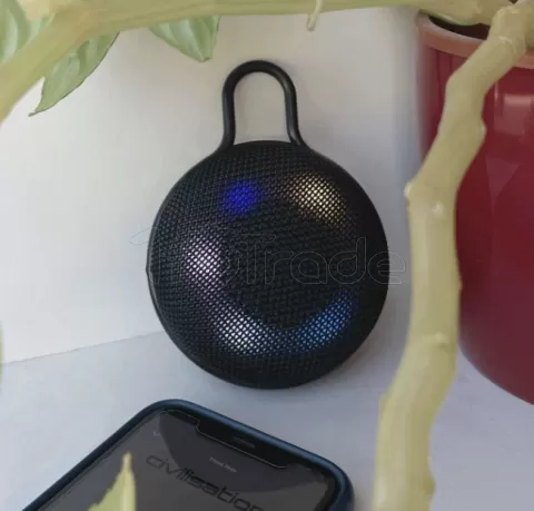 Photo de Enceinte nomade Bluetooth Ryght Eligi Led RGB (Noir)