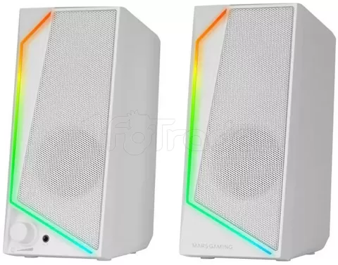 Photo de Enceintes Mars Gaming MS-72 RGB (Blanc)
