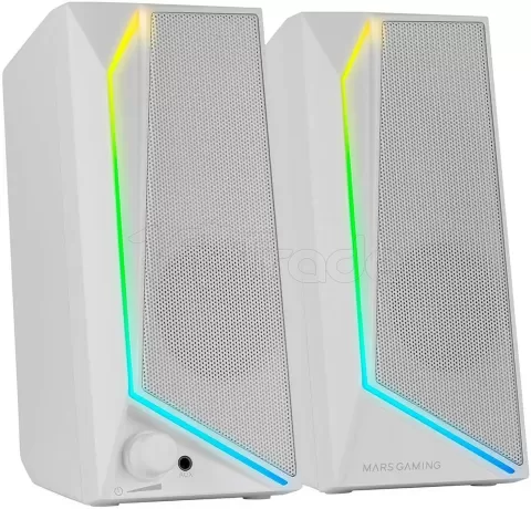 Photo de Enceintes Mars Gaming MS-72 RGB (Blanc)