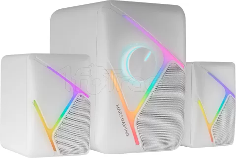 Photo de Enceintes Mars Gaming MS-H21 RGB (Blanc)