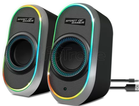 Photo de Enceintes Spirit of Gamer Fanatic 500 RGB (Noir)