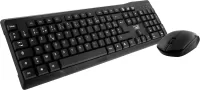 Pack 2en1 (Clavier/Souris) sans fil NGS Allure QWERTY Espagnol (Noir) à  prix bas