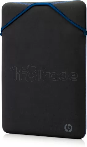 Photo de Étui de protection (Housse) réversible HP pour ordinateur portable 15,6" max (Noir/Bleu)