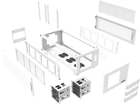 Photo de Extension de Boitier Thermaltake AX100 pour AX700 (Blanc)