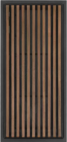 Photo de Façade Vertical Aerodeck Lian Li pour boitiers B4 (Noir/Bois)