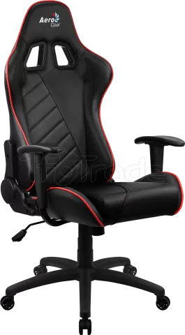 Photo de Fauteuil Aerocool AC110 Air (Noir/Rouge)