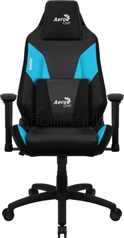 Photo de Fauteuil Aerocool Admiral (Noir/Bleu)