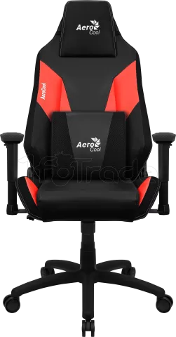 Photo de Fauteuil Aerocool Admiral (Noir/Rouge)