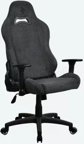 Photo de Fauteuil Arozzi Torretta SoftFabric (Gris/Noir)