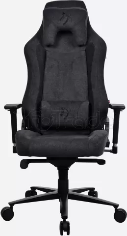Photo de Fauteuil Arozzi Vernazza Soft Fabric (Noir)