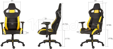 Photo de Fauteuil Corsair T1 Race 2018 (Noir)