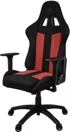 Photo de Fauteuil Corsair TC100 Relaxed (Noir/Rouge)