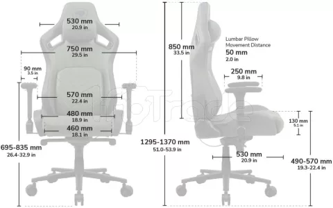 Photo de Fauteuil Cougar Defensor S (Bleu)