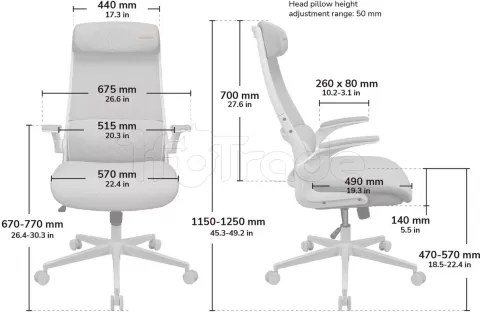 Photo de Fauteuil Cougar Stryder (Blanc)