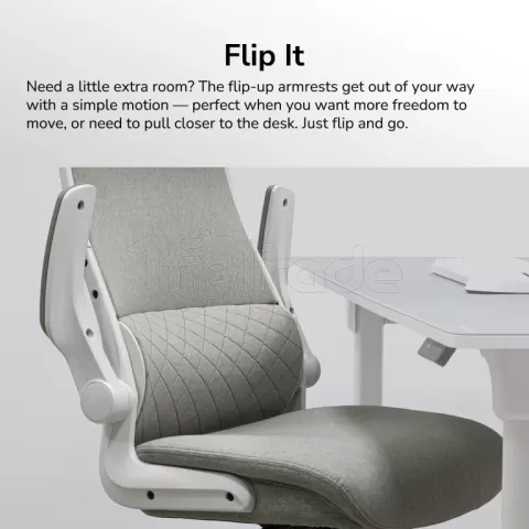 Photo de Fauteuil ergonomique Cougar Stryder (Blanc)