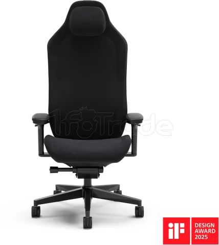 Photo de Fauteuil ergonomique Fractal Design Refine Alcantara (Noir)