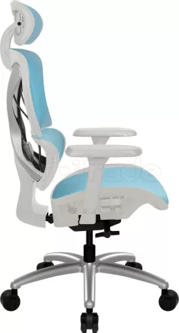 Photo de Fauteuil ergonomique ThunderX3 XTC (Blanc/Bleu)