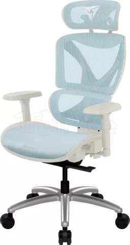 Photo de Fauteuil ergonomique ThunderX3 XTC (Blanc/Bleu)