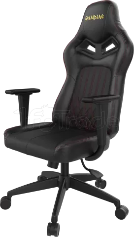 Photo de Fauteuil Gamdias Achilles E3-L RGB (Noir/Rouge)