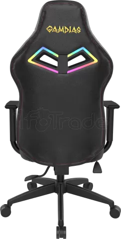 Photo de Fauteuil Gamdias Achilles E3-L RGB (Noir/Rouge)