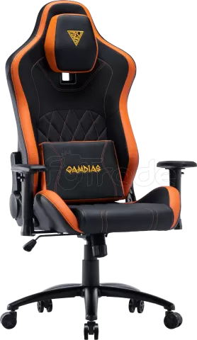 Photo de Fauteuil Gamdias Zelus M3 (Noir/Orange)