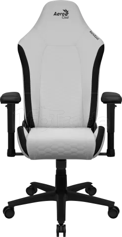 Photo de Fauteuil Gamer Aerocool Crown Leatherette (Blanc)