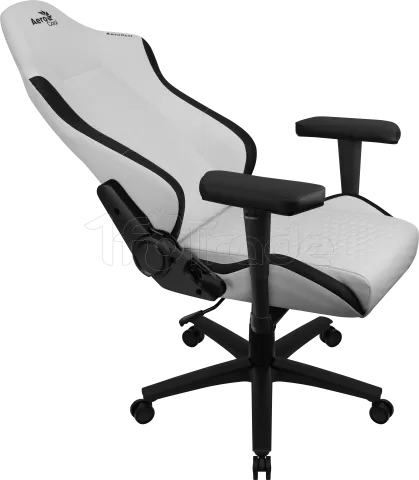 Photo de Fauteuil Gamer Aerocool Crown Leatherette (Blanc)