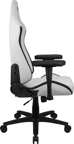 Photo de Fauteuil Gamer Aerocool Crown Leatherette (Blanc)