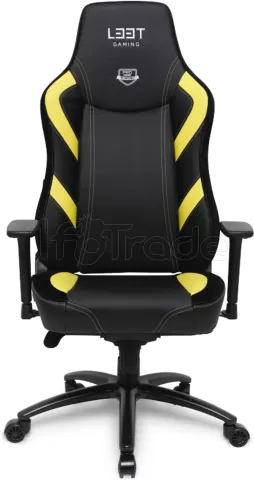 Photo de Fauteuil Gamer L33T Gaming E-sport Excellence L (Noir/Jaune)