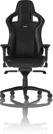 Photo de Fauteuil Gamer Noblechairs Epic en Cuir véritable (Noir)