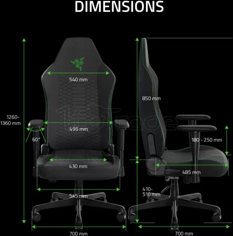Photo de Fauteuil Gamer Razer Iskur V2 X (Noir)