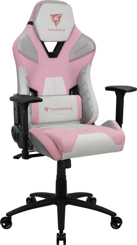 Photo de Fauteuil Gamer ThunderX3 TC5 (Rose/Gris/Blanc)