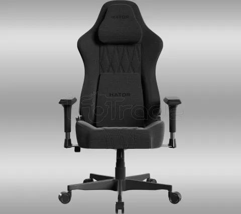 Photo de Fauteuil Hator Darkside 3 Fabric - Taille L (Noir)