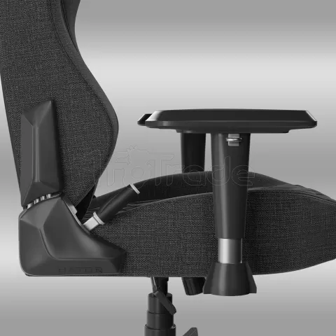 Photo de Fauteuil Hator Darkside 3 Fabric - Taille L (Noir)