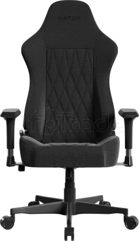 Photo de Fauteuil Hator Darkside 3  Fabric - Taille L (Noir)