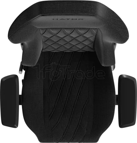 Photo de Fauteuil Hator Darkside 3  Fabric - Taille L (Noir)