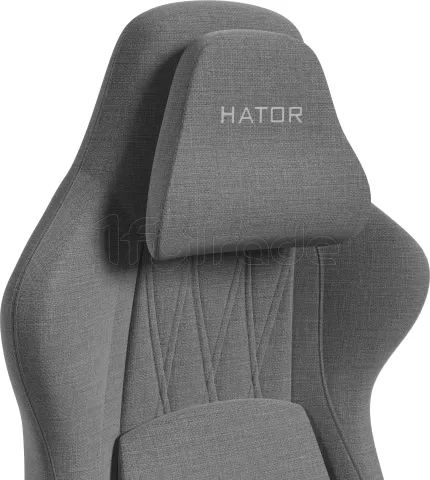 Photo de Fauteuil Hator Darkside 3 Fabric - Taille M (Gris)