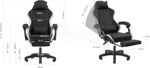 Photo de Fauteuil Mars Gaming MGC-X (Noir)