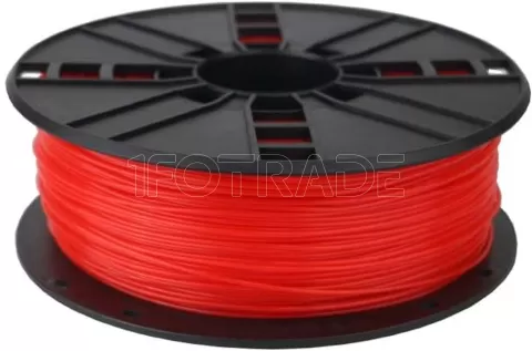 Photo de Filament Gembird PLA Rouge fluo Ø1,75mm - 1Kg