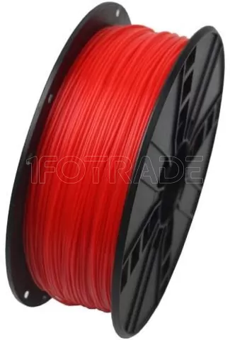 Photo de Filament Gembird PLA Rouge fluo Ø1,75mm - 1Kg