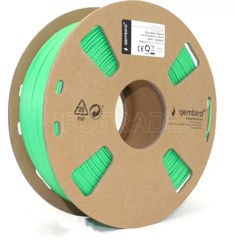 Photo de Filament Gembird PLA Vert Ø1,75mm - 1kg