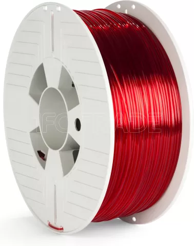 Photo de Filament Verbatim PET-G Transparent Rouge Ø1,75mm - 1kg
